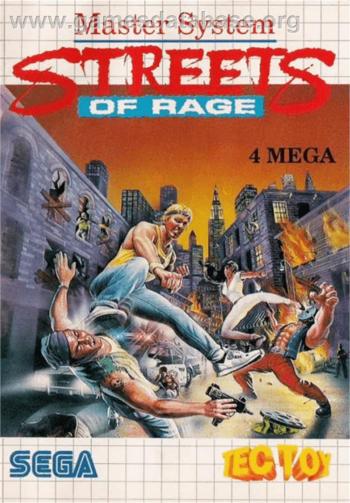 Cover Streets of Rage for Master System II